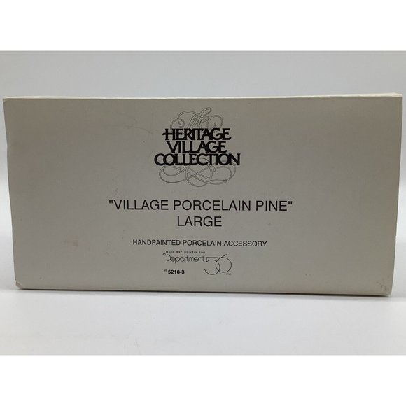 Dept. 56 Heritage Village Porcelain Large Pine - Picture 8 of 12